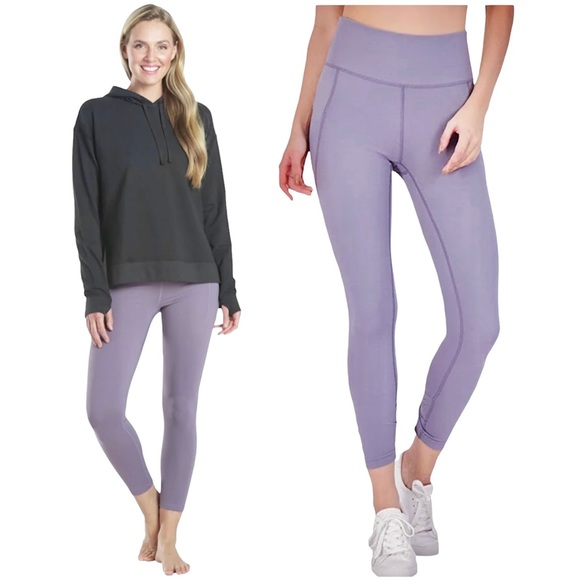 Layer 8 Pants - ❌SOLD❌ Layer 8 Everyday Legging High Rise 7/8 Athletic Tummy Control Purple Med